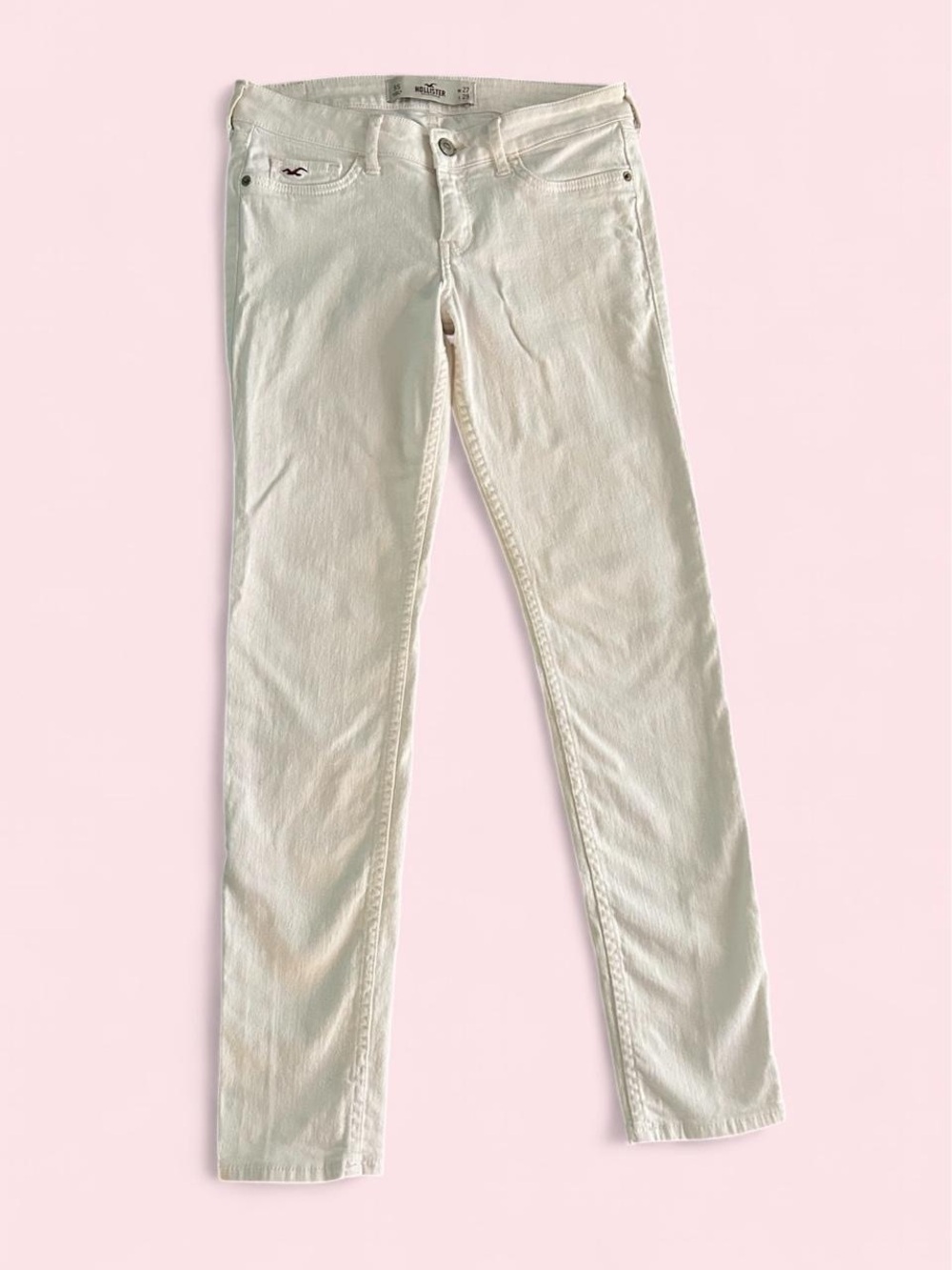 🤍Hollister White Skinny Jeans 4/27S🤍